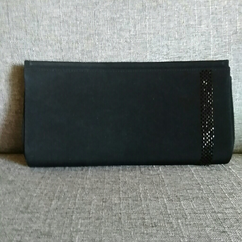 Black Beaded Clutch